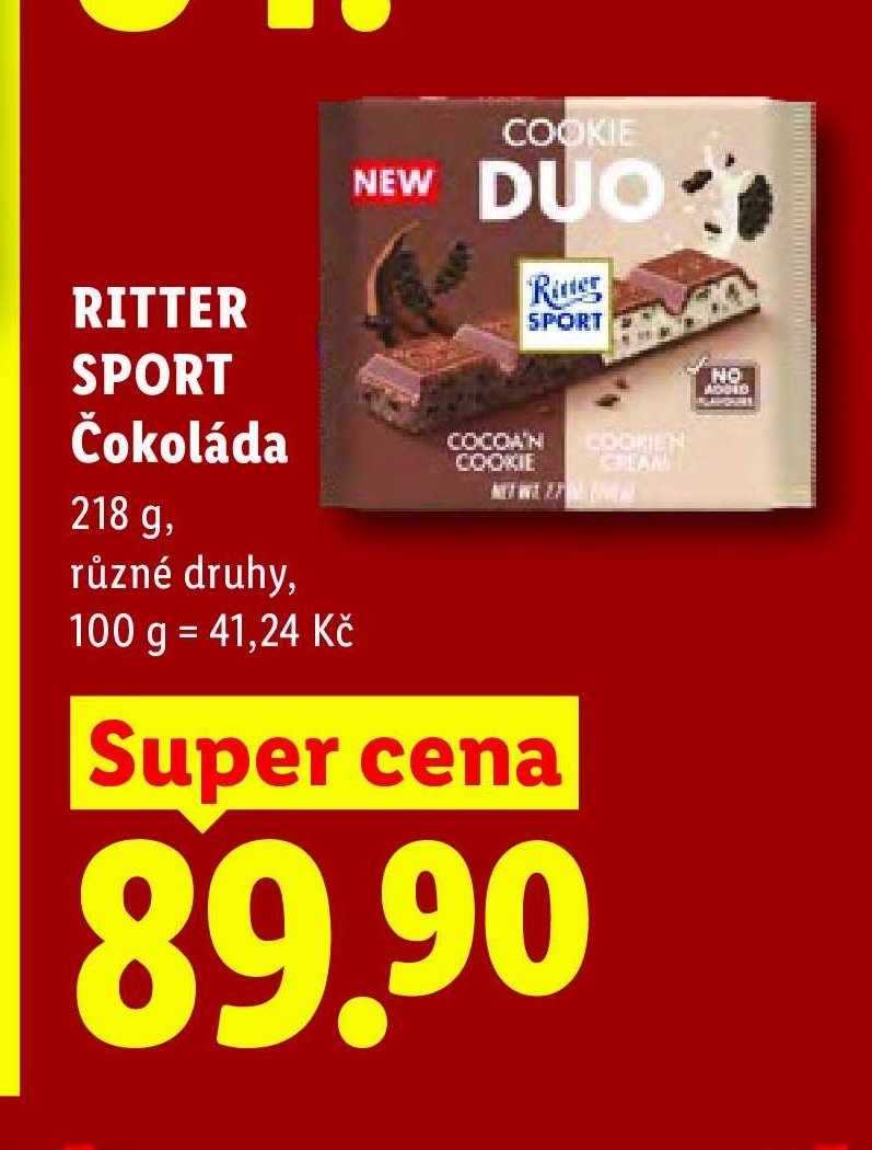 RITTER SPORT Čokoláda