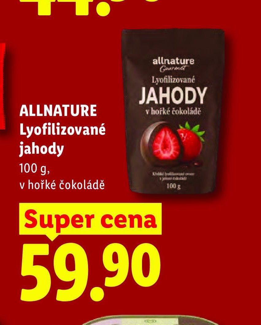 ALLNATURE Lyofilizované jahody