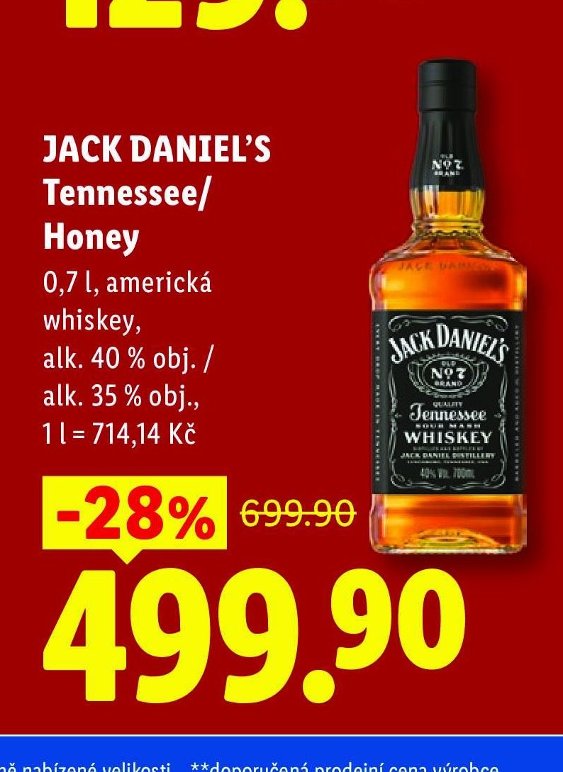 Jack Daniel's Tennessee / Honey 0,7 l