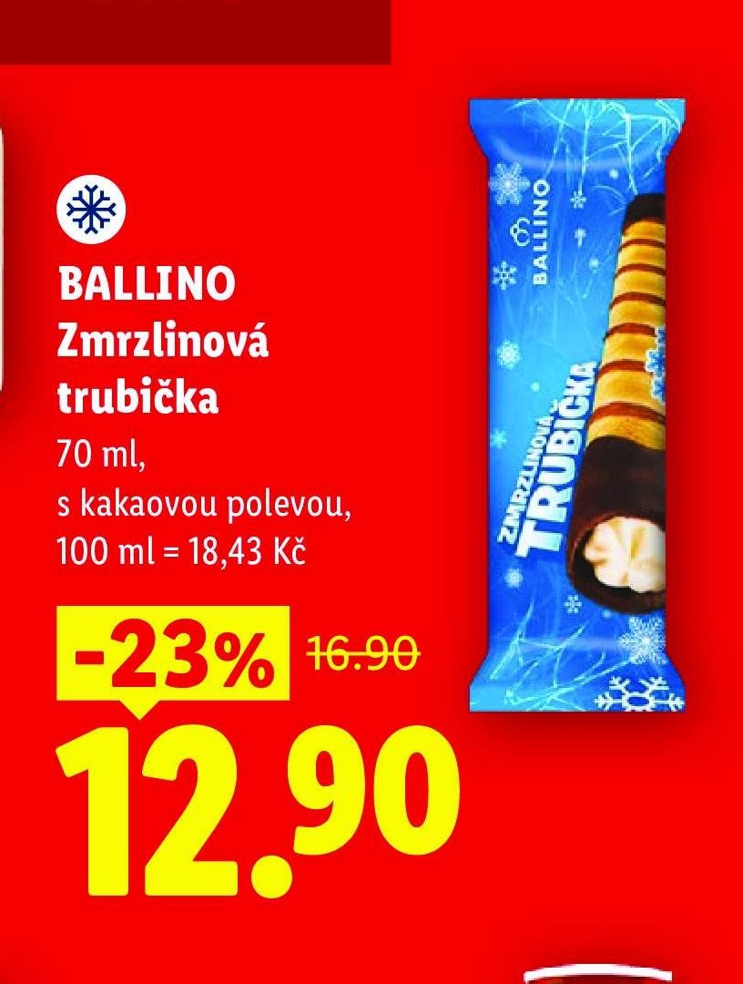 BALLINO Zmrzlinová trubička