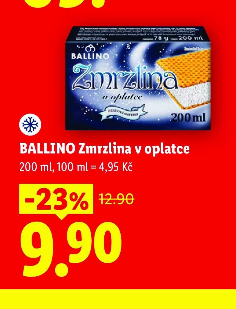BALLINO Zmrzlina v oplatce