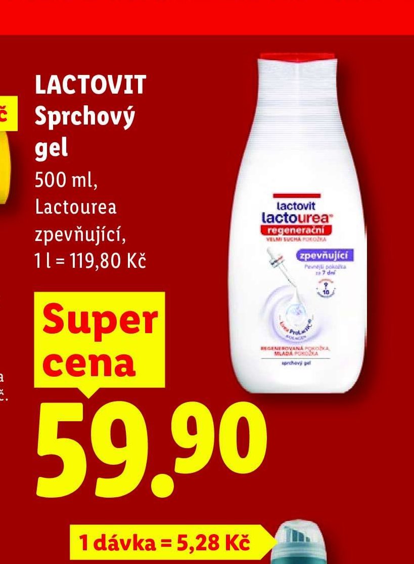 Lactovit Sprchový gel, 500 ml