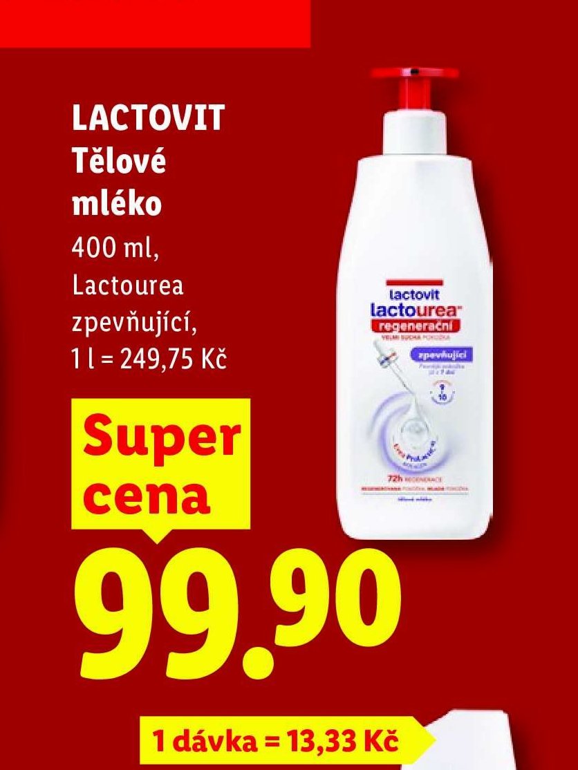 Lactovit Tělové mléko, 400 ml