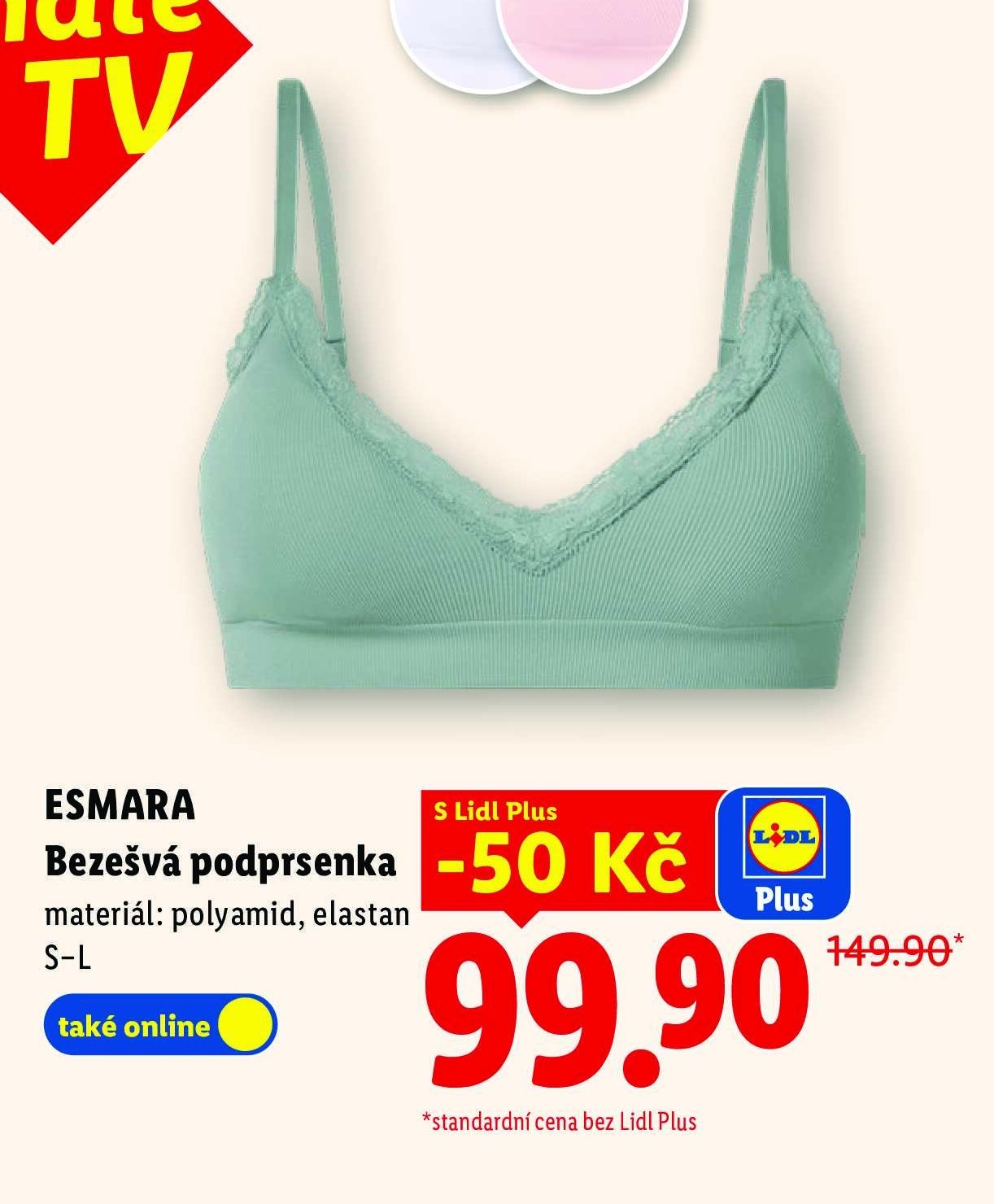 ESMARA Bezešvá podprsenka