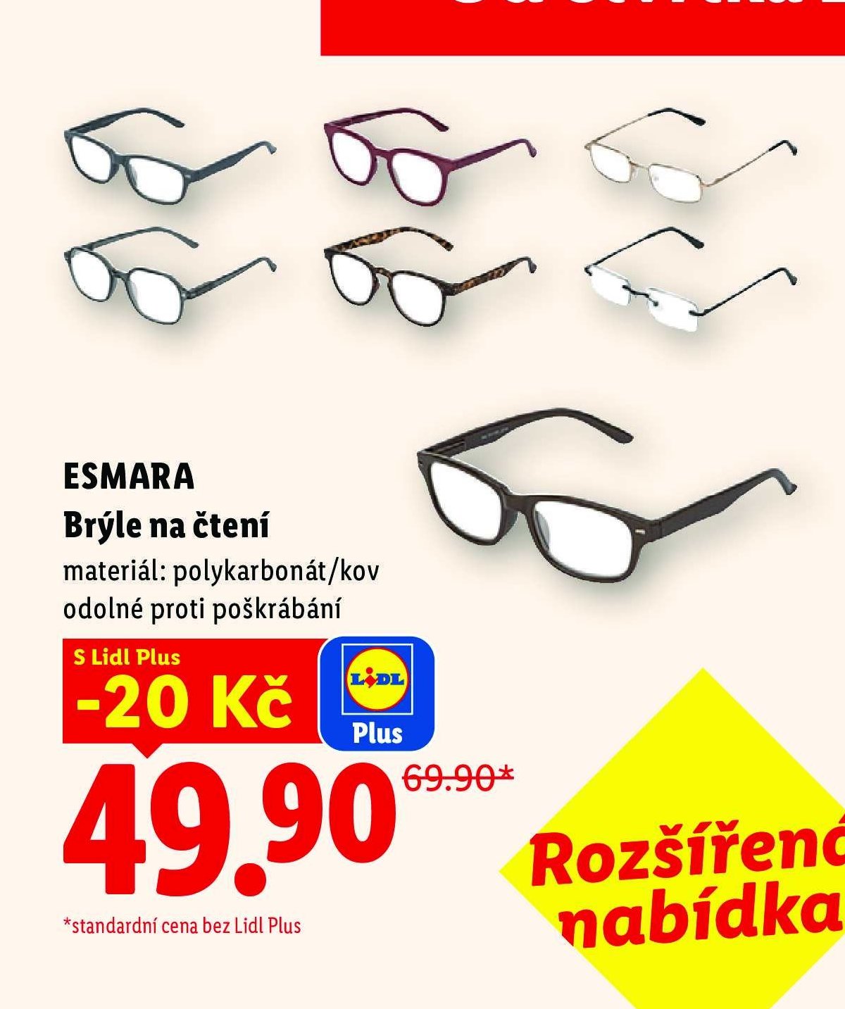 Esmara brýle na čtení