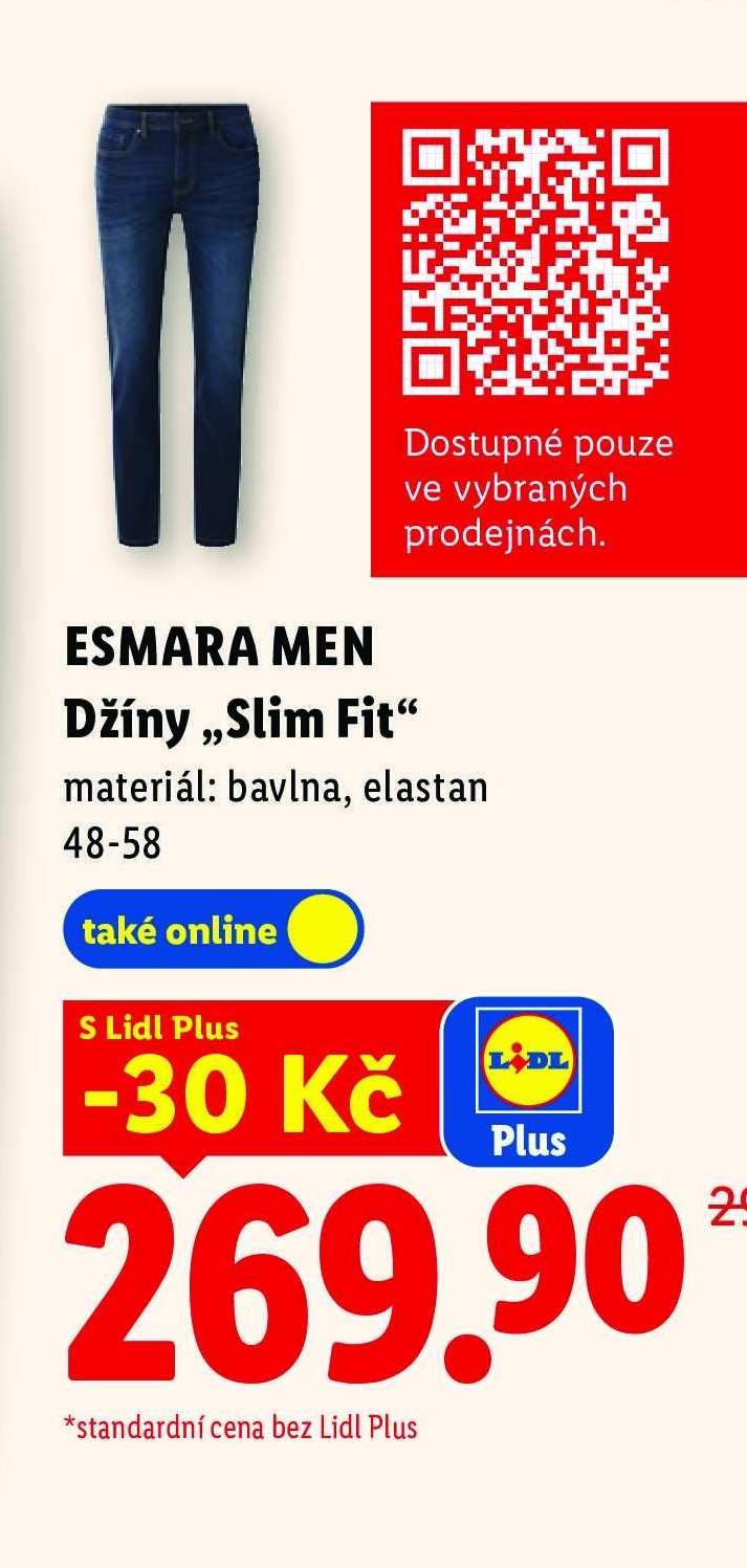 ESMARA MEN Džíny „Slim Fit“
