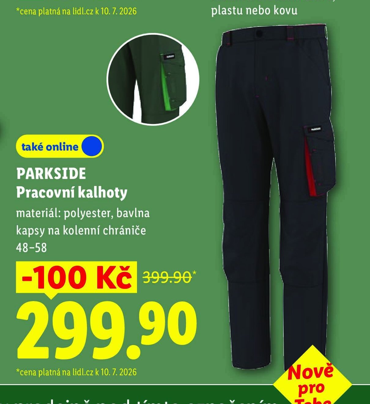 PARKSIDE Pracovní kalhoty