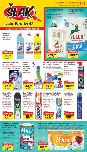 aktuální leták Šlak drogerie 20.7.2026-1.8.2026