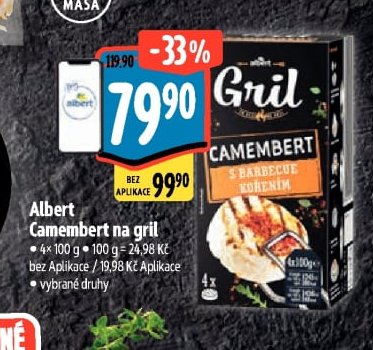 Albert Camembert na gril