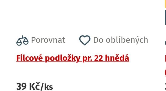Filcové podložky pr. 22 hnědá