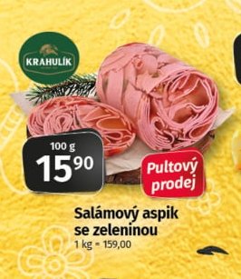 Salámový aspik se zeleninou