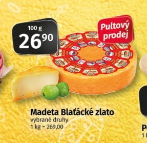 Madeta Blaťácké zlato