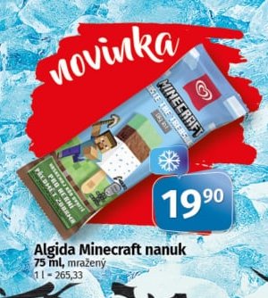 Algida Minecraft nanuk