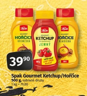 Spak Gourmet Ketchup/Hořčice