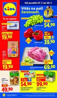 aktuální leták Lidl 27.7.2026-29.7.2026