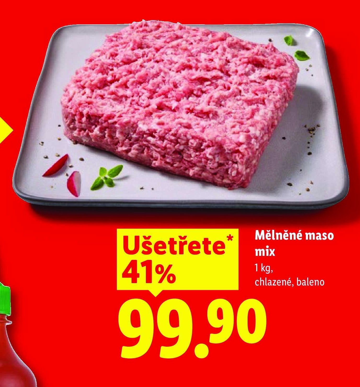 Mělněné maso mix