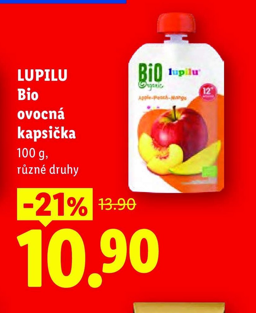 LUPILU Bio ovocná kapsička