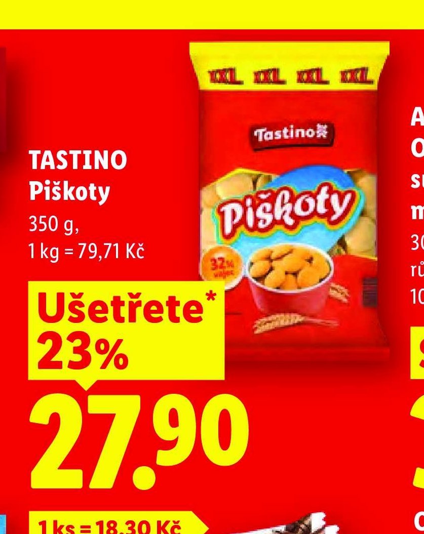 TASTINO Piškoty