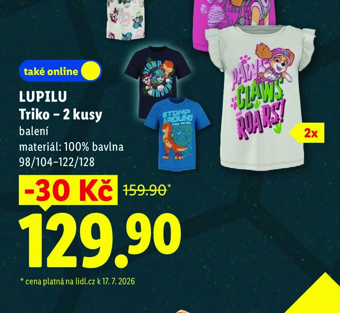 LUPILU Triko - 2 kusy