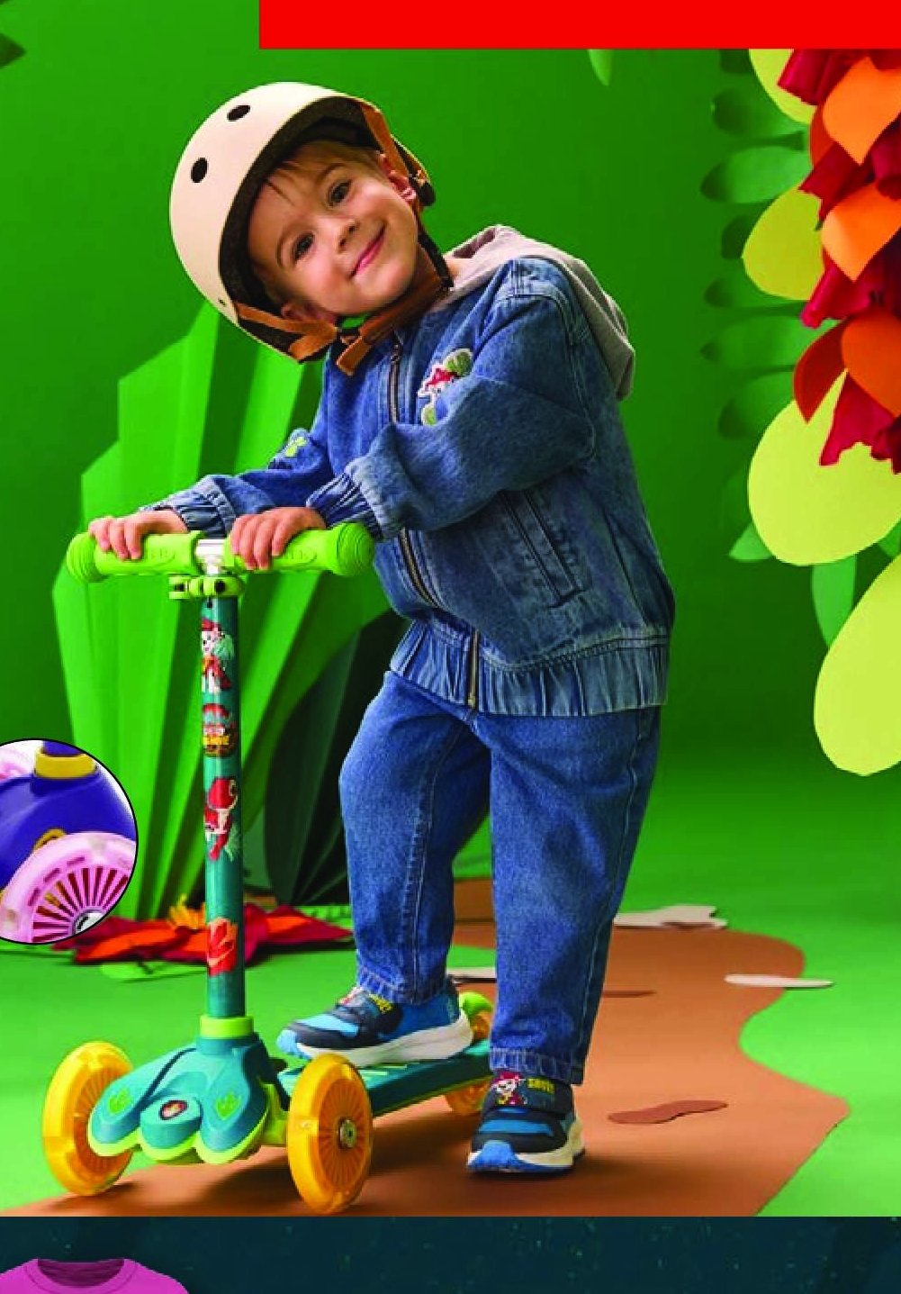 LUPILU Koloběžka s LED kolečky