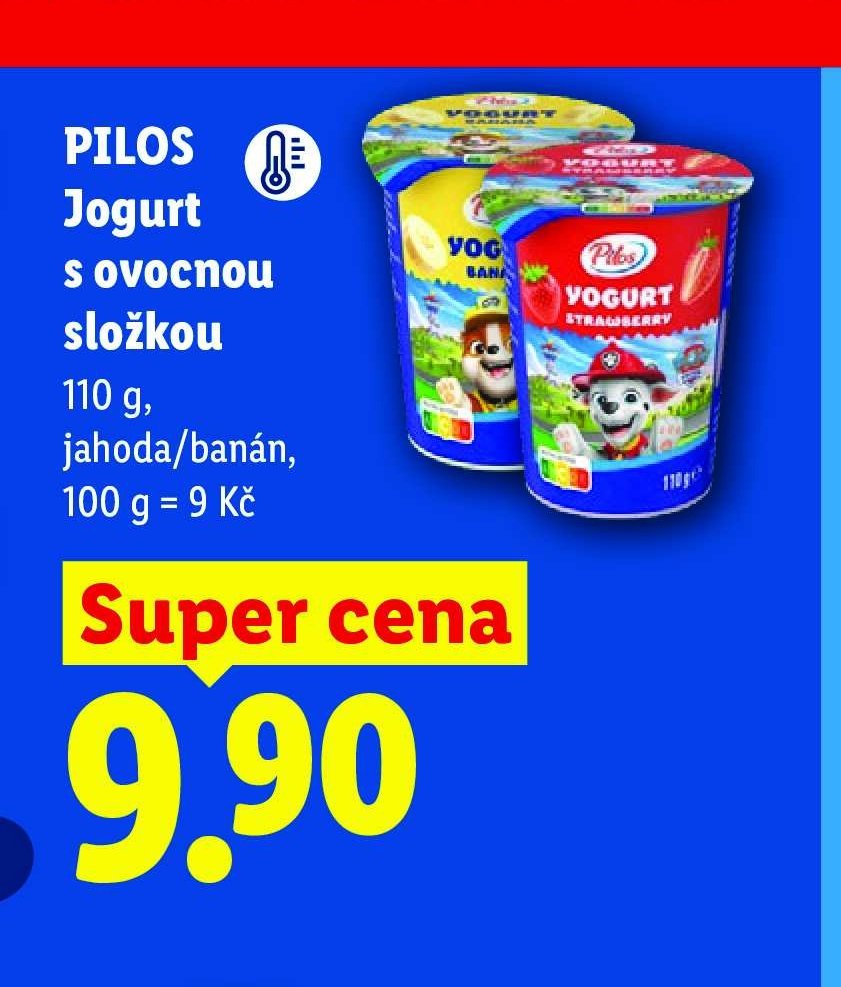 PILOS Jogurt s ovocnou složkou