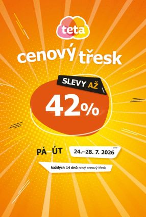 aktuální leták Teta drogerie 24.7.2026-28.7.2026