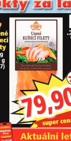 Uzené kuřecí filety