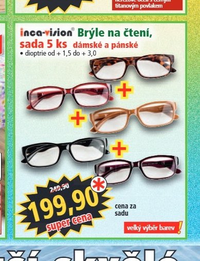 inca-vision Brýle na čtení