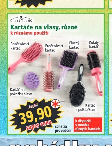 Kartáče na vlasy