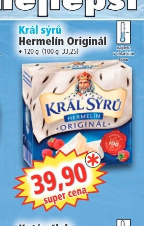 Král sýrů Hermelín Originál