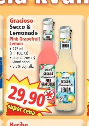 Gracioso Secco & Lemonade Pink Grapefruit Lemon