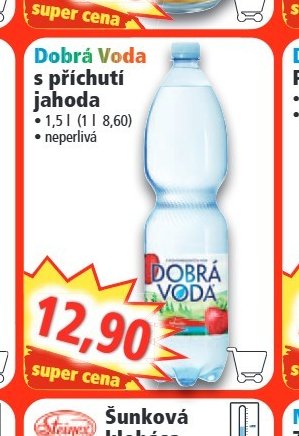 Dobrá Voda s příchutí jahoda