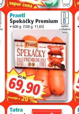 Prantl Špekáčky Premium