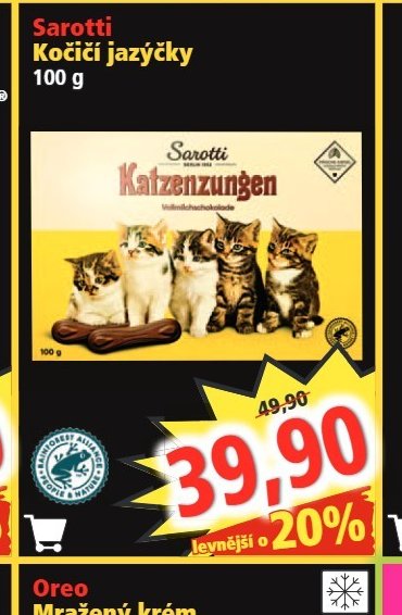 Sarotti Kočičí jazýčky