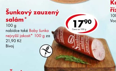 Šunkový zauzený salám