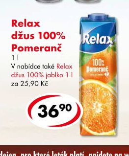 Relax džus 100% Pomeranč