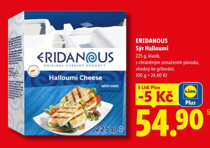 ERIDANOUS Sýr Halloumi