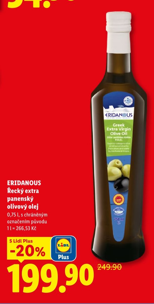 ERIDANOUS Řecký extra panenský olivový olej