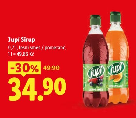 Jupí Sirup 0,7 l