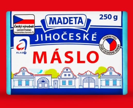 Madeta Jihočeské máslo