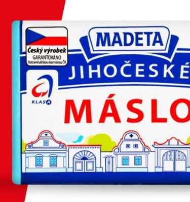 Madeta Jihočeské máslo (v Albertu)