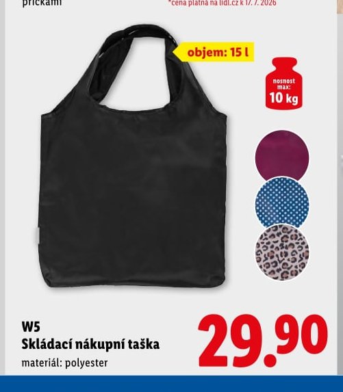 W5 Skládací nákupní taška