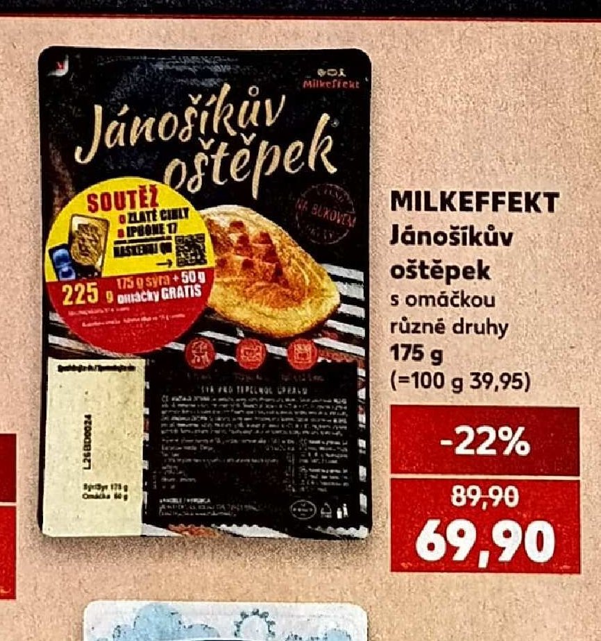 MILKEFFEKT Jánošíkův oštěpek - Kaufland aktualniletaky.eu