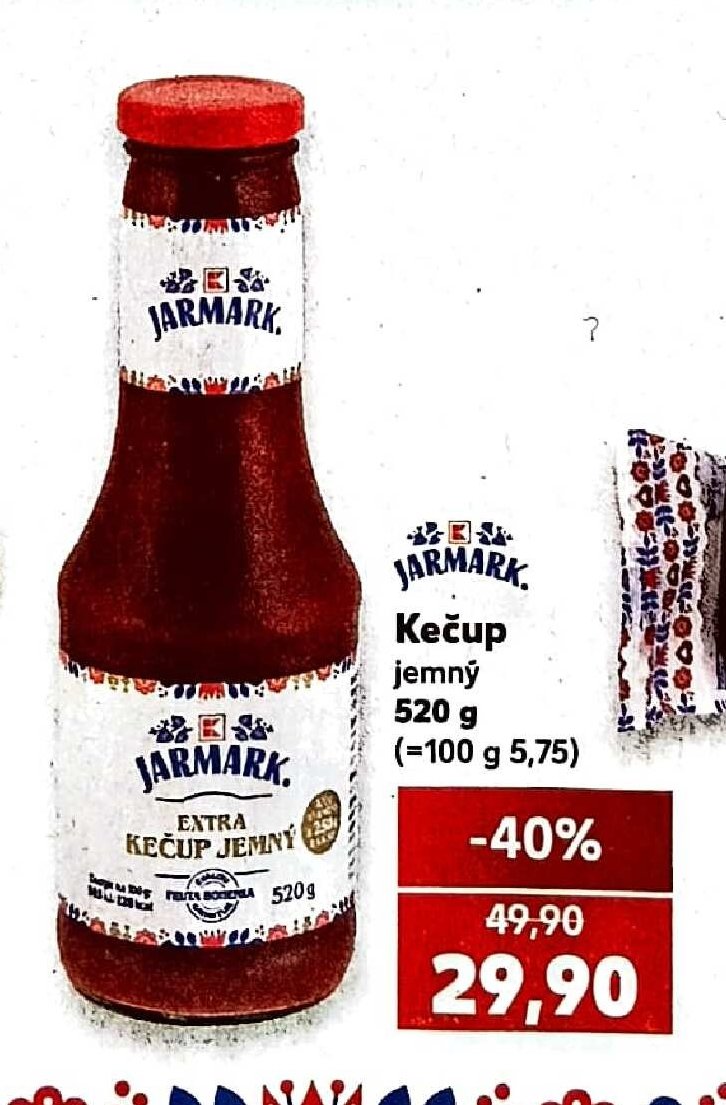 Jarmark Kečup jemný 520 g - Kaufland aktualniletaky.eu