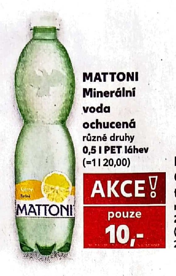Mattoni Minerální voda ochucená - Kaufland aktualniletaky.eu