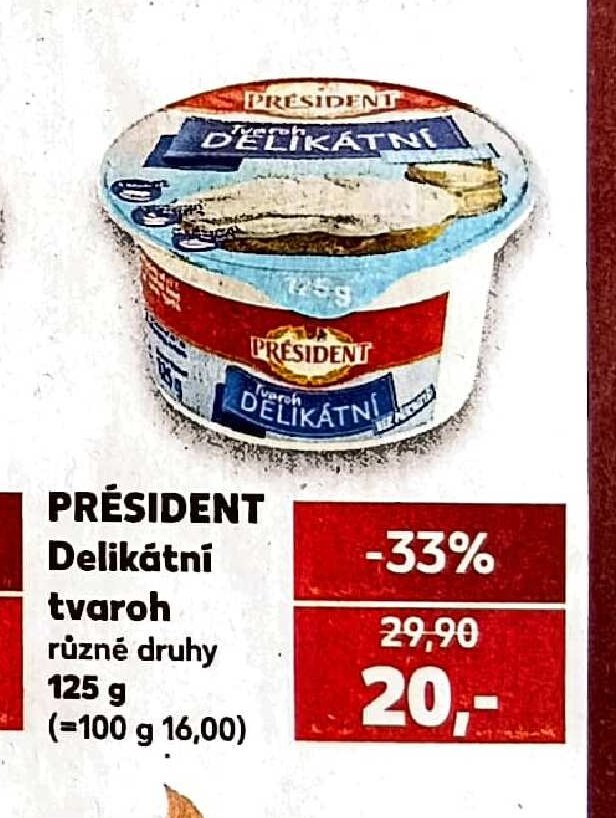 Président Delikátní tvaroh - Kaufland aktualniletaky.eu