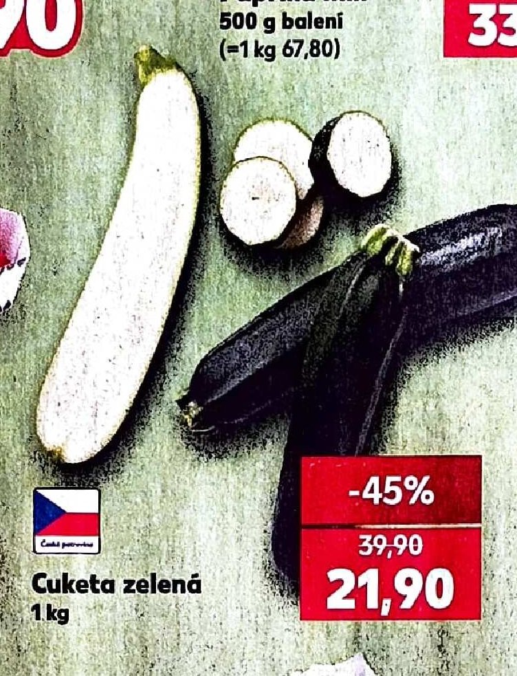 Cuketa zelená - Kaufland aktualniletaky.eu