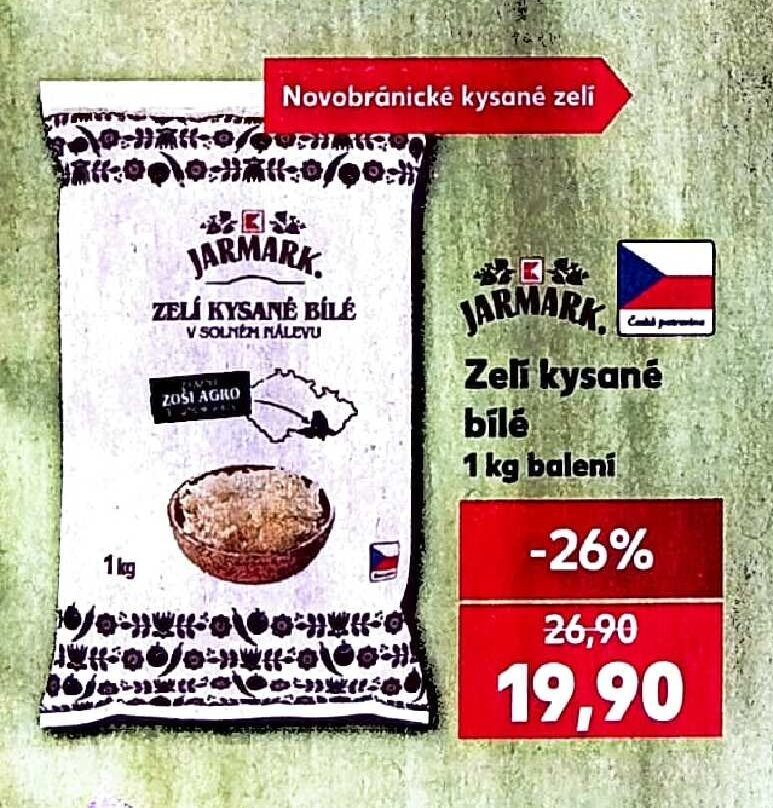 Zelí kysané bílé
