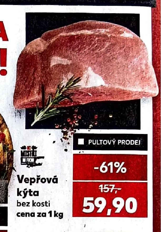 Vepřová kýta bez kosti - Kaufland aktualniletaky.eu