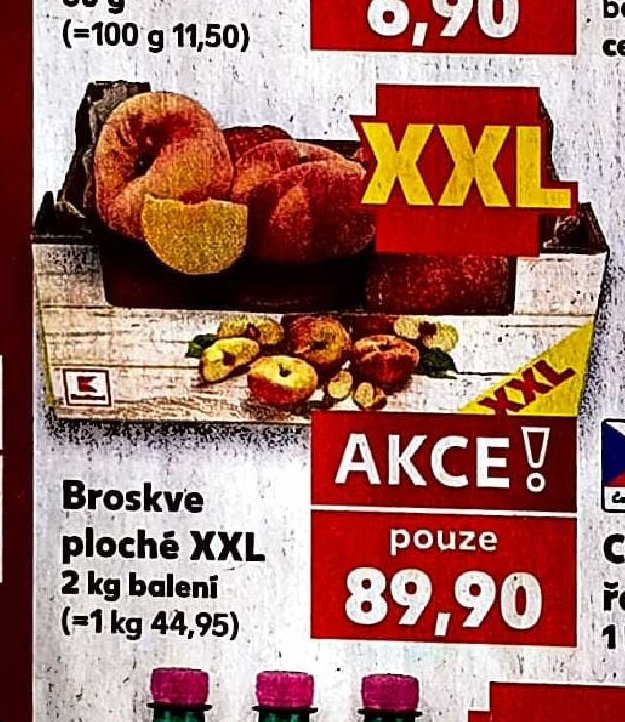 Broskve ploché XXL - Kaufland aktualniletaky.eu